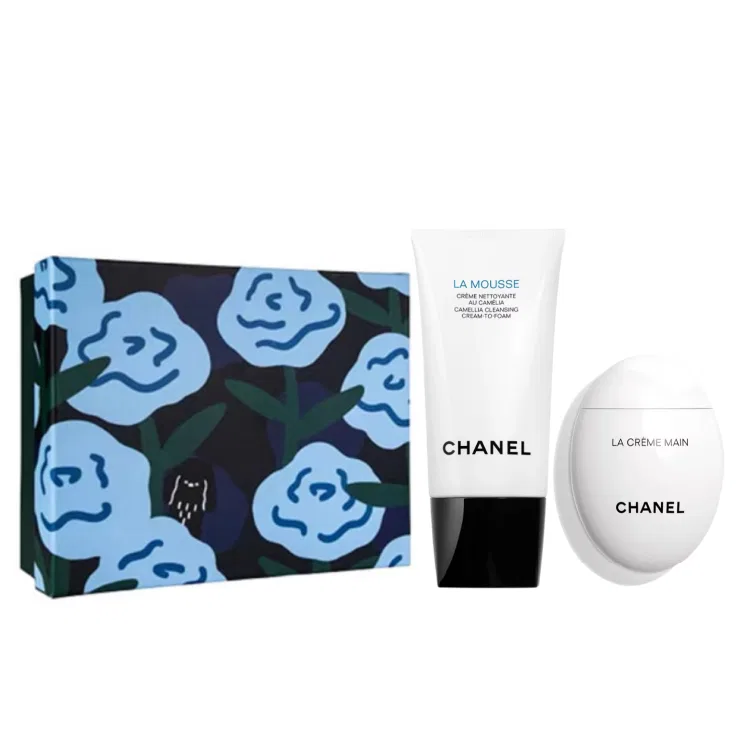 Набор для ухода за кожей с камелией, CHANEL, 150 мл + 50 мл
