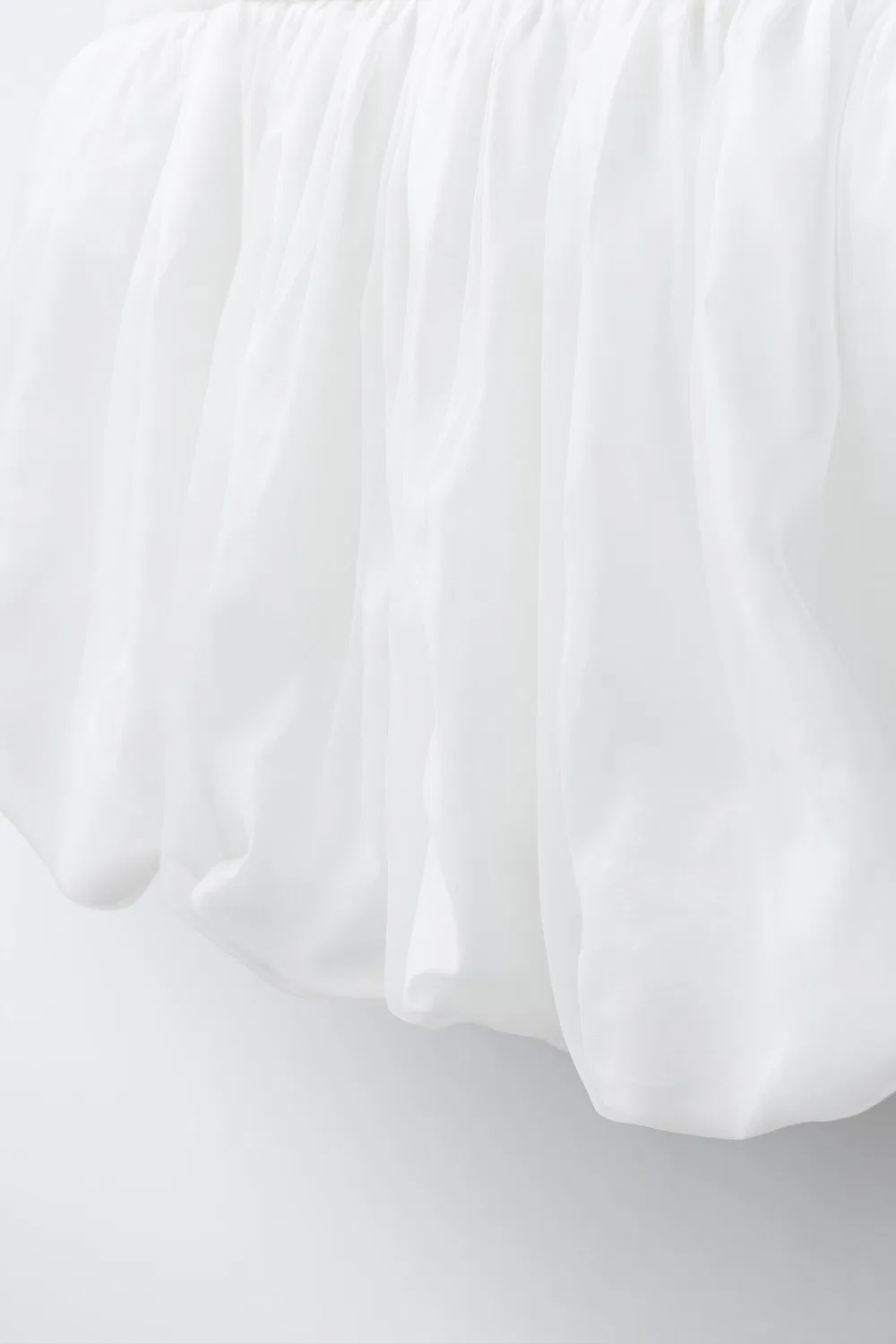 ПЛАТЬЕ ИЗ КОМБИНИРОВАННОЙ ОРГАНЗЫ ZARA, White — фото 4