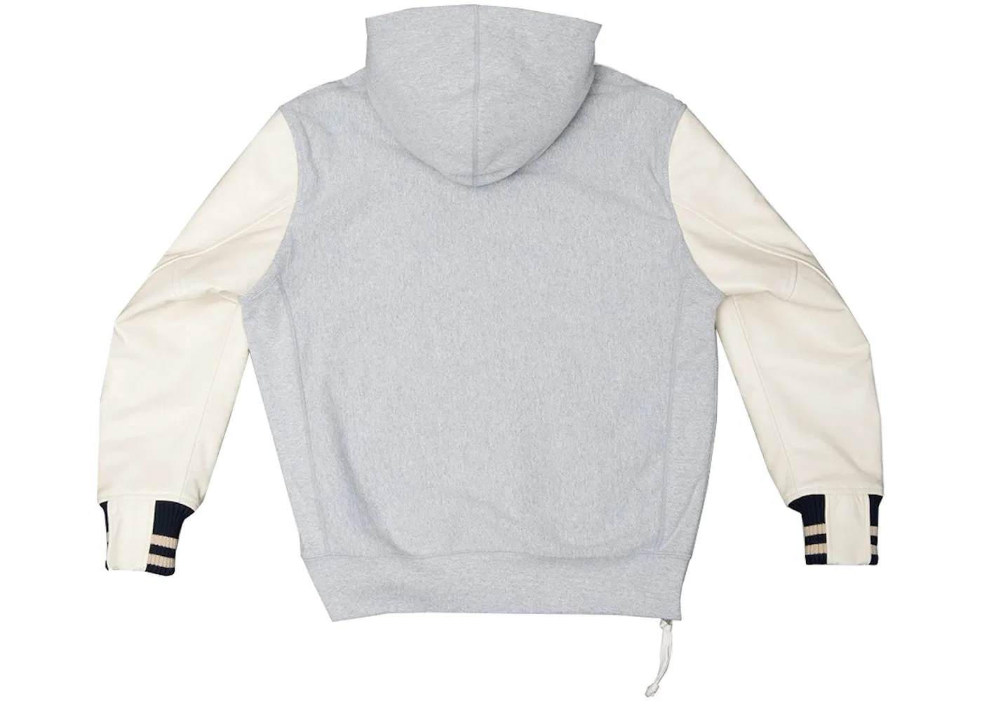 Мужская худи с принтом Junya Watanabe CdG Man Customized Box Logo Supreme, Grey — фото 3
