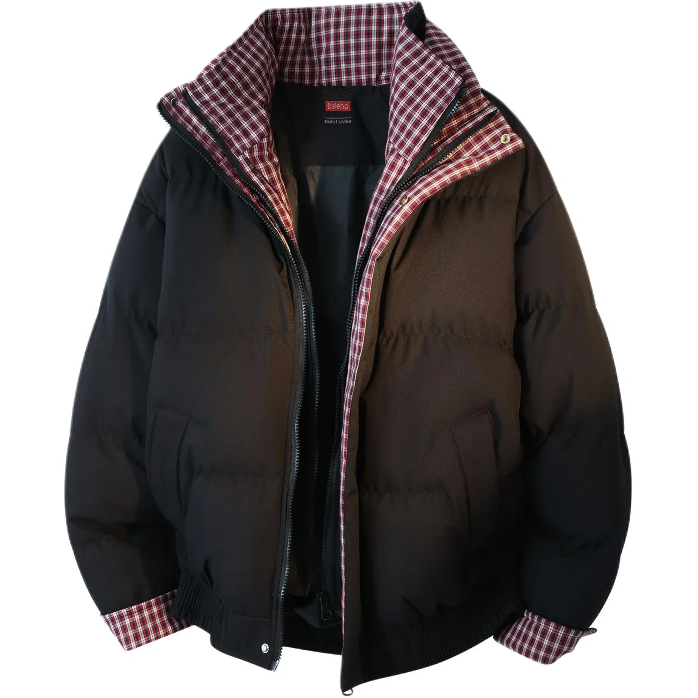 Детская пуховая куртка BALENO, Black Red Plaid