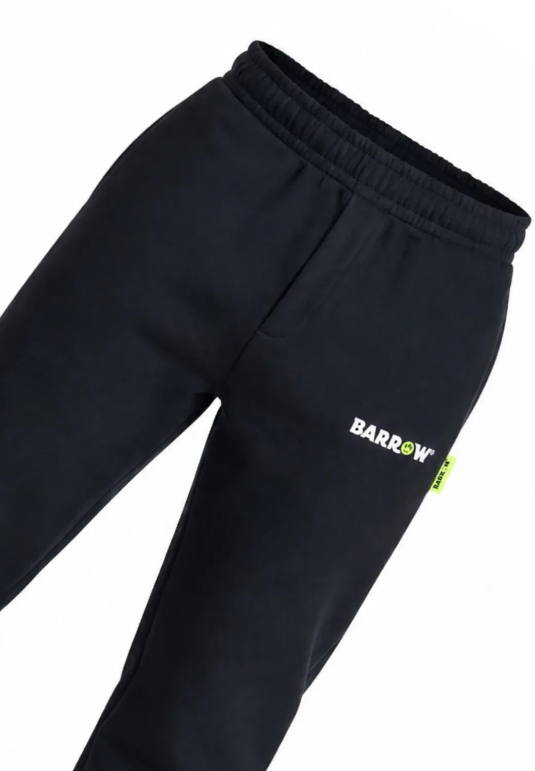 Спортивные штаны унисекс - брюки от спортивного костюма Barrow, Black — фото 3