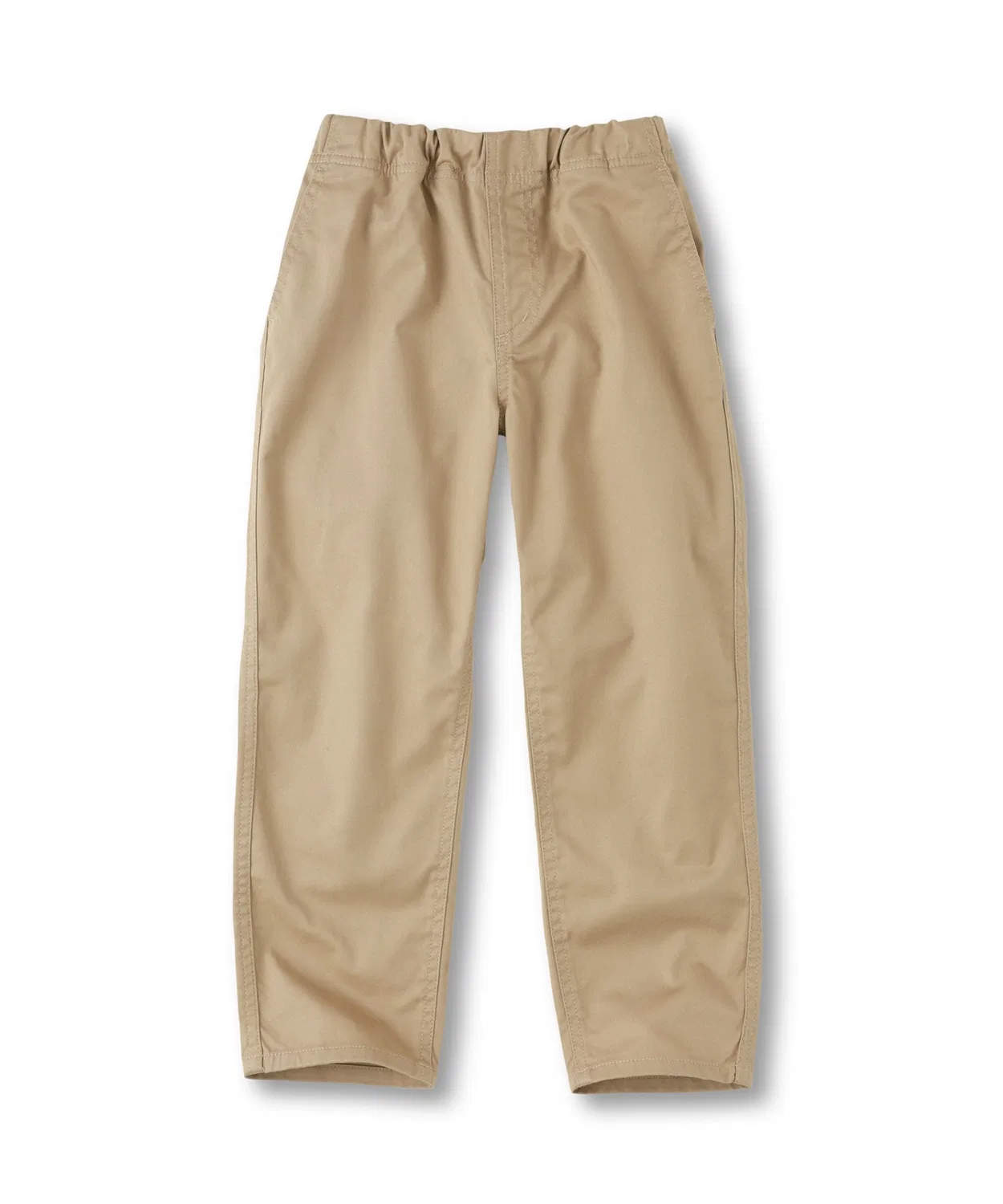 Детские брюки чинос свободного кроя с широкой резинкой на поясе MUJI, Light Beige