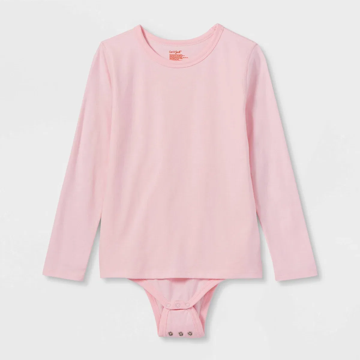 Детское адаптивное боди с длинным рукавом Cat & Jack, Light Pink