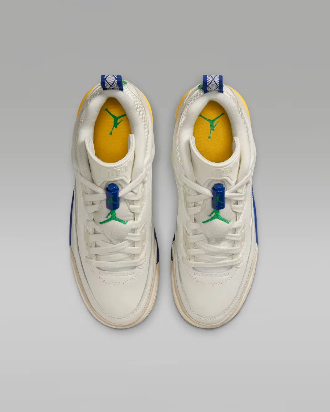 Кроссовки для детей постарше Jordan Spizike Low, Sail/Old Royal/Phantom/Lucky Green — фото 4