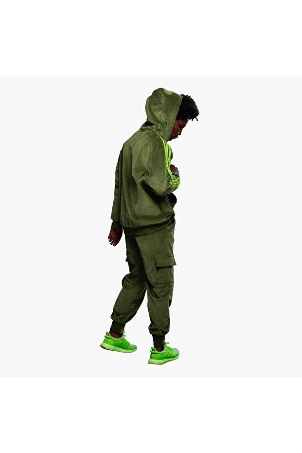Женские спортивные штаны с эластичным манжетом Adidas, Green — фото 2
