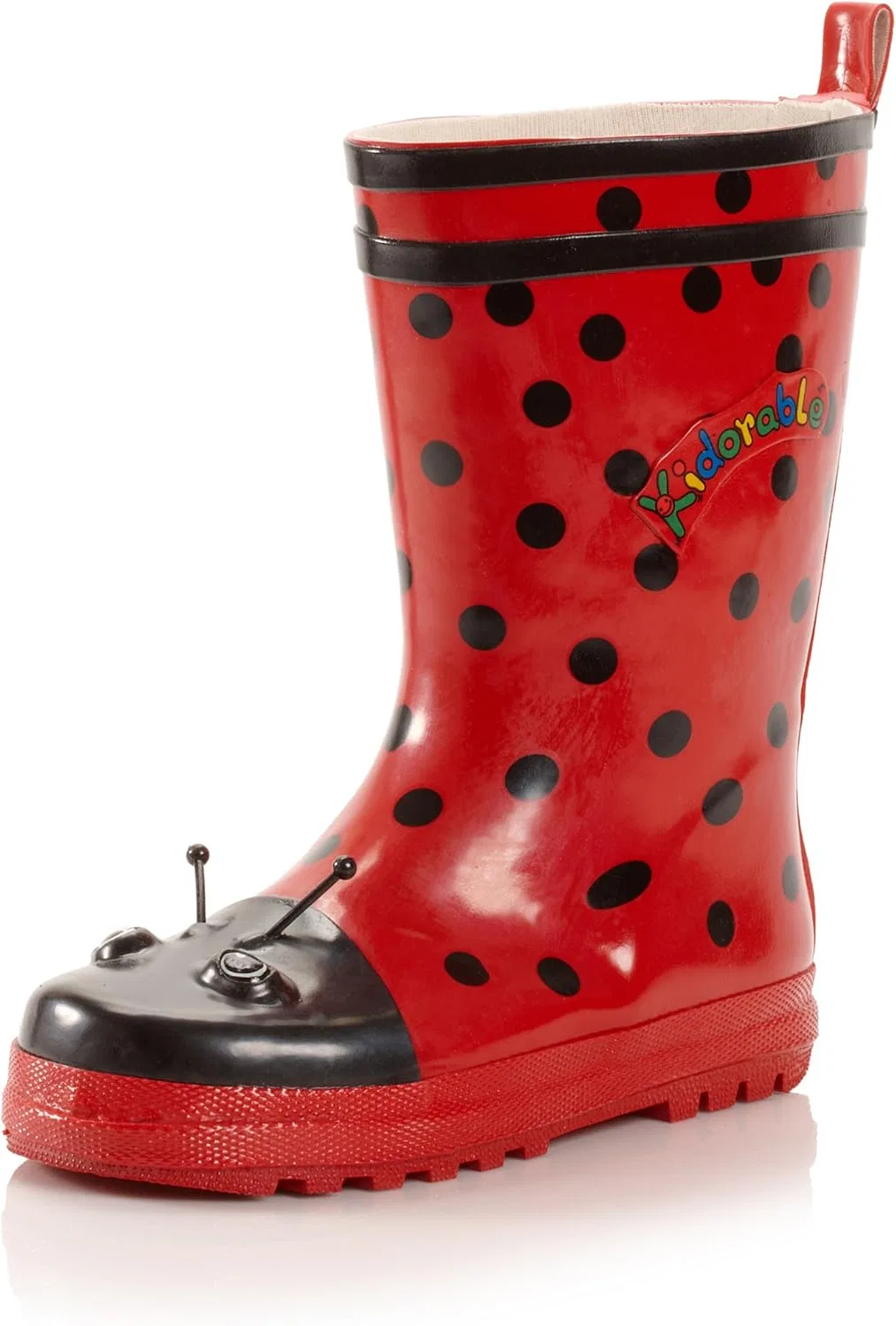 Детские сапоги резиновые с принтом божьей коровки Red Ladybug Kidorable, Red