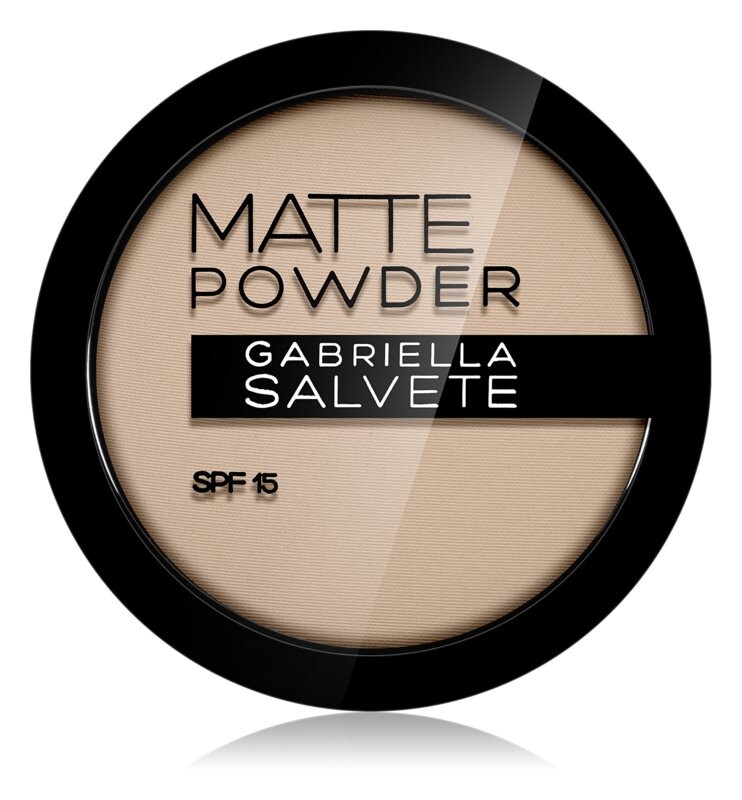 

Матирующая пудра SPF 15 Gabriella Salvete Matte Powder, оттенок 02 8 г