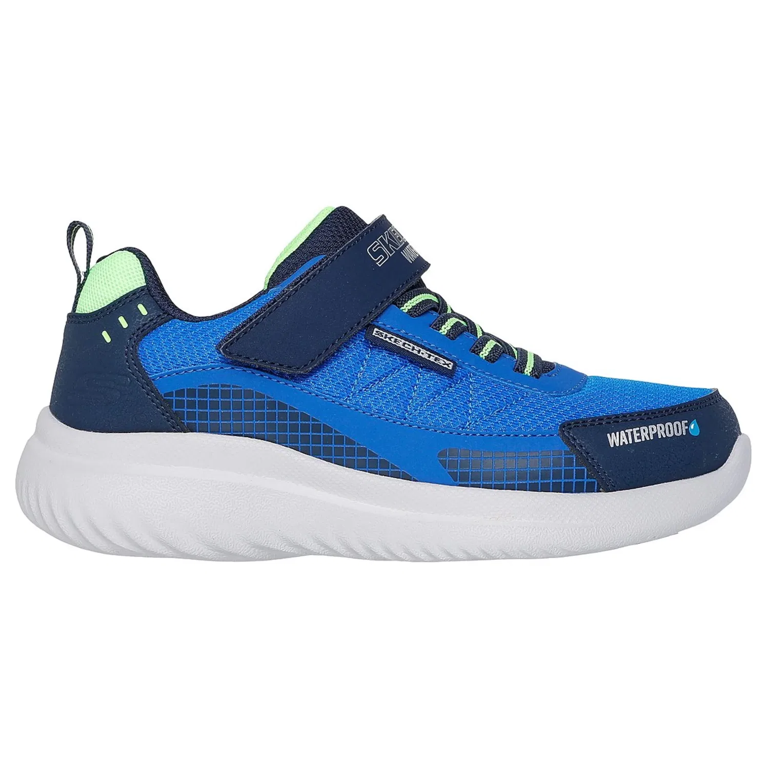 Детские треккинговые кроссовки с waterproof Skechers, Navy Blue — фото 4