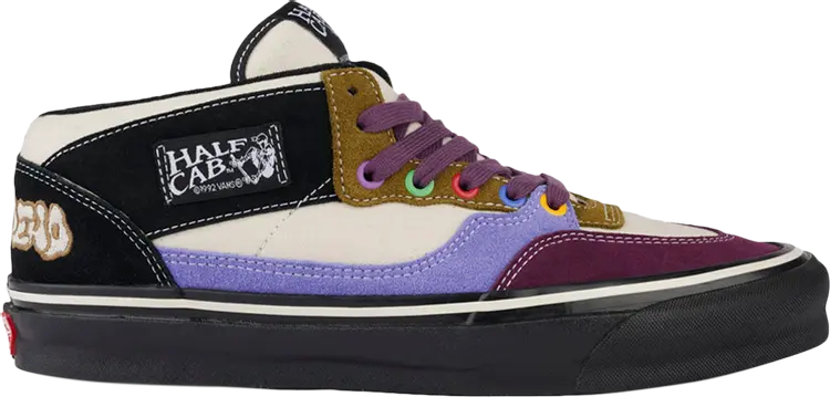 

Кеды Vans Brain Dead x OG Half Cab LX Multi-Color, разноцветный