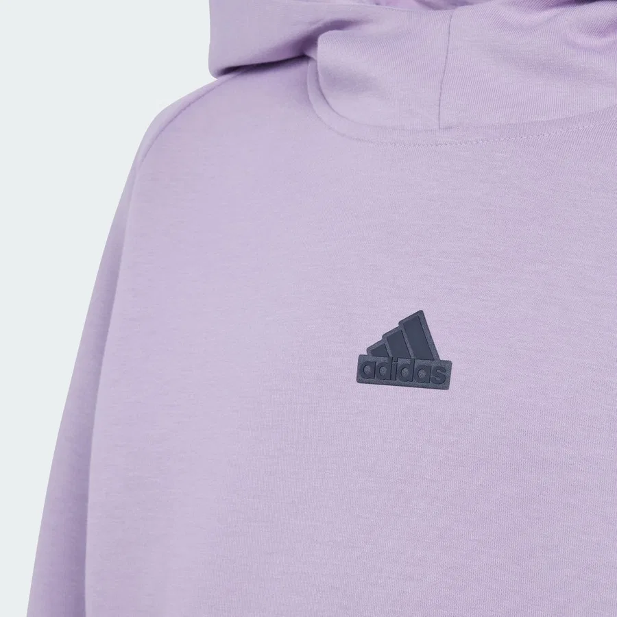 Детский худи с капюшоном Sportswear Z.N.E. adidas, Фиолетовый — фото 3