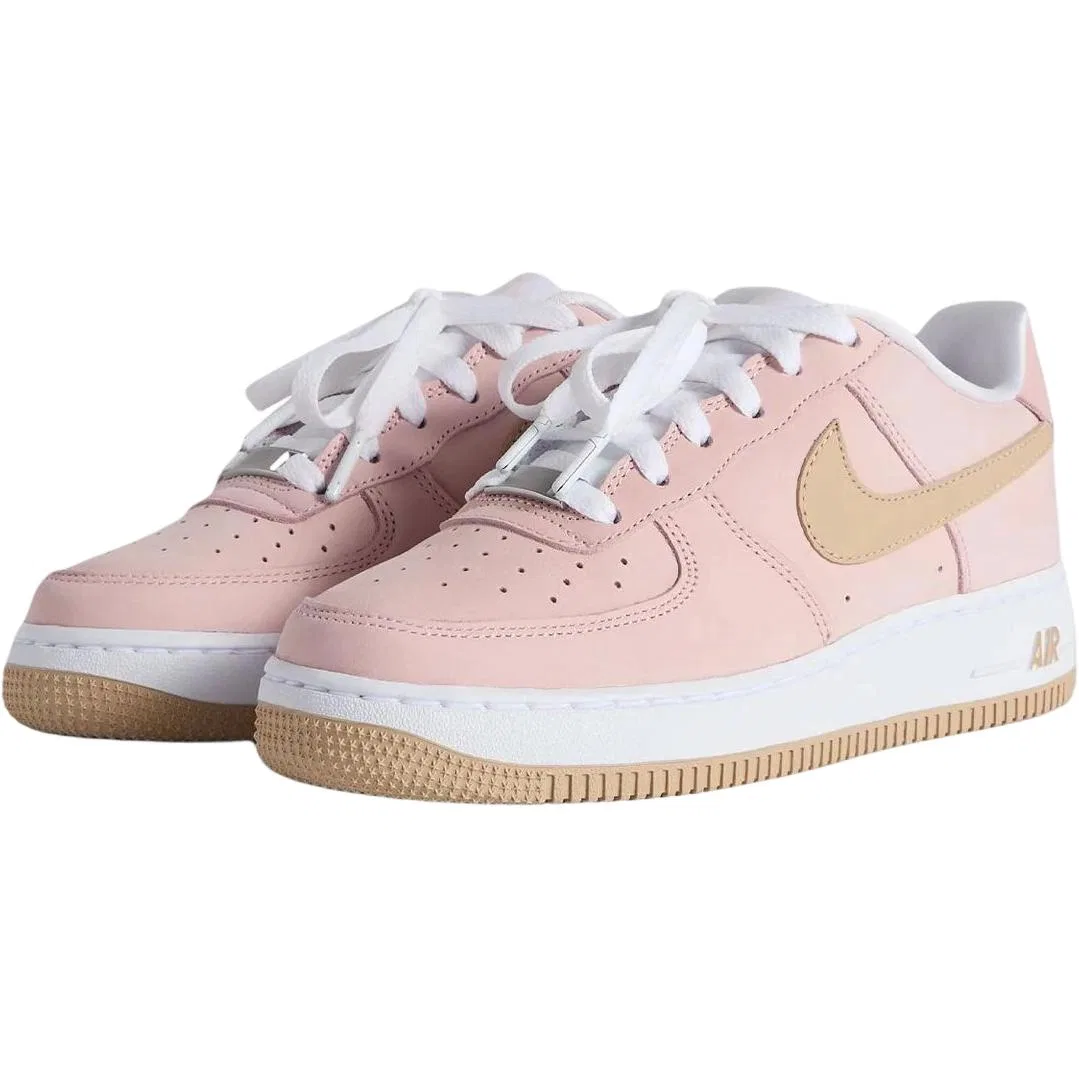 Детские кеды для скейтбординга Light Brown Pink x KITH Air Force 1 Low Nike — фото 4