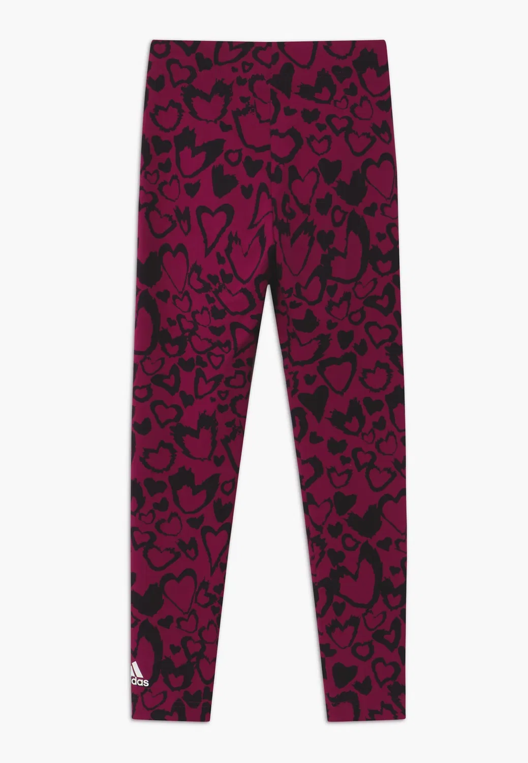 Леггинсы унисекс Adidas Performance, Berry/Black — фото 2