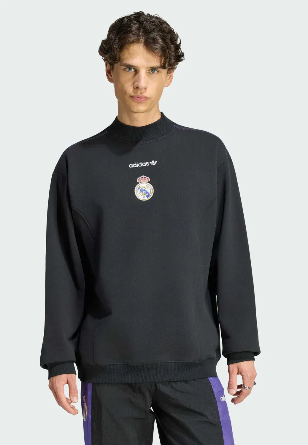 Толстовка Real Madrid EQT - клубная одежда Adidas Originals, Black