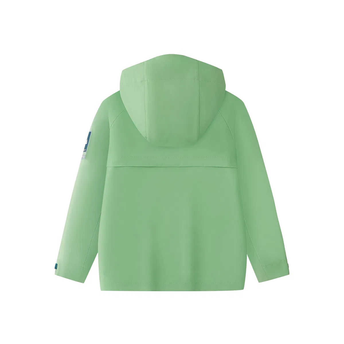 Детская ветровка с капюшоном, с принтом, FILA KIDS, Feng Yin Green — фото 3