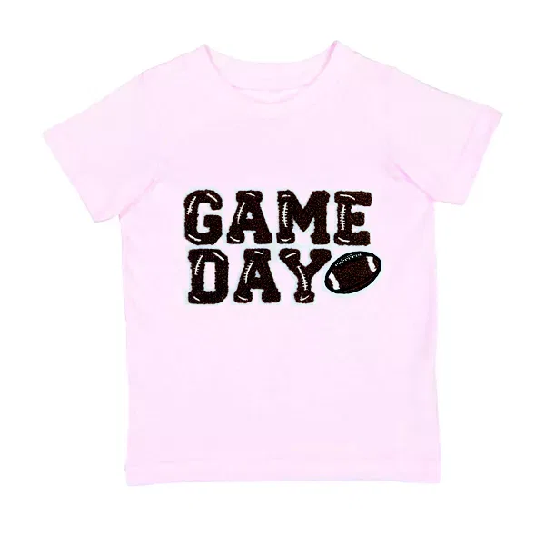 Детская футболка с принтом для девочек Game Day Patch Sweet Wink, Ballet Pink