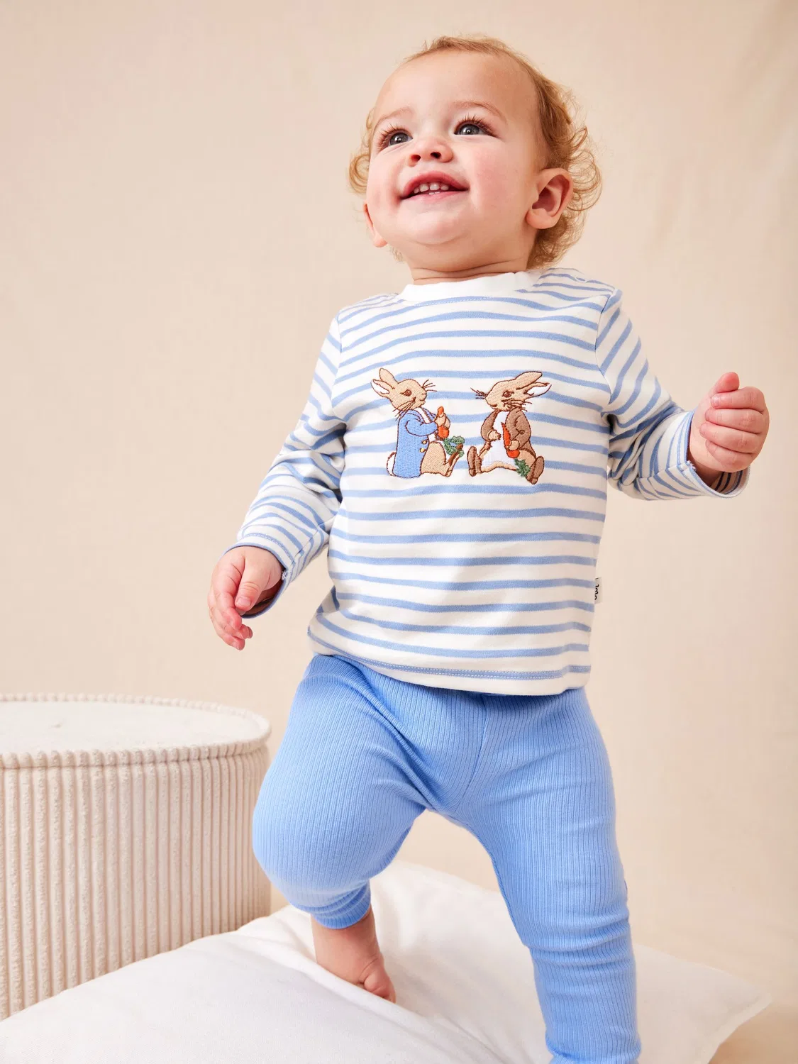Комплект из топа и леггинсов с аппликацией Peter Rabbit Jojo Maman Bébé, синий