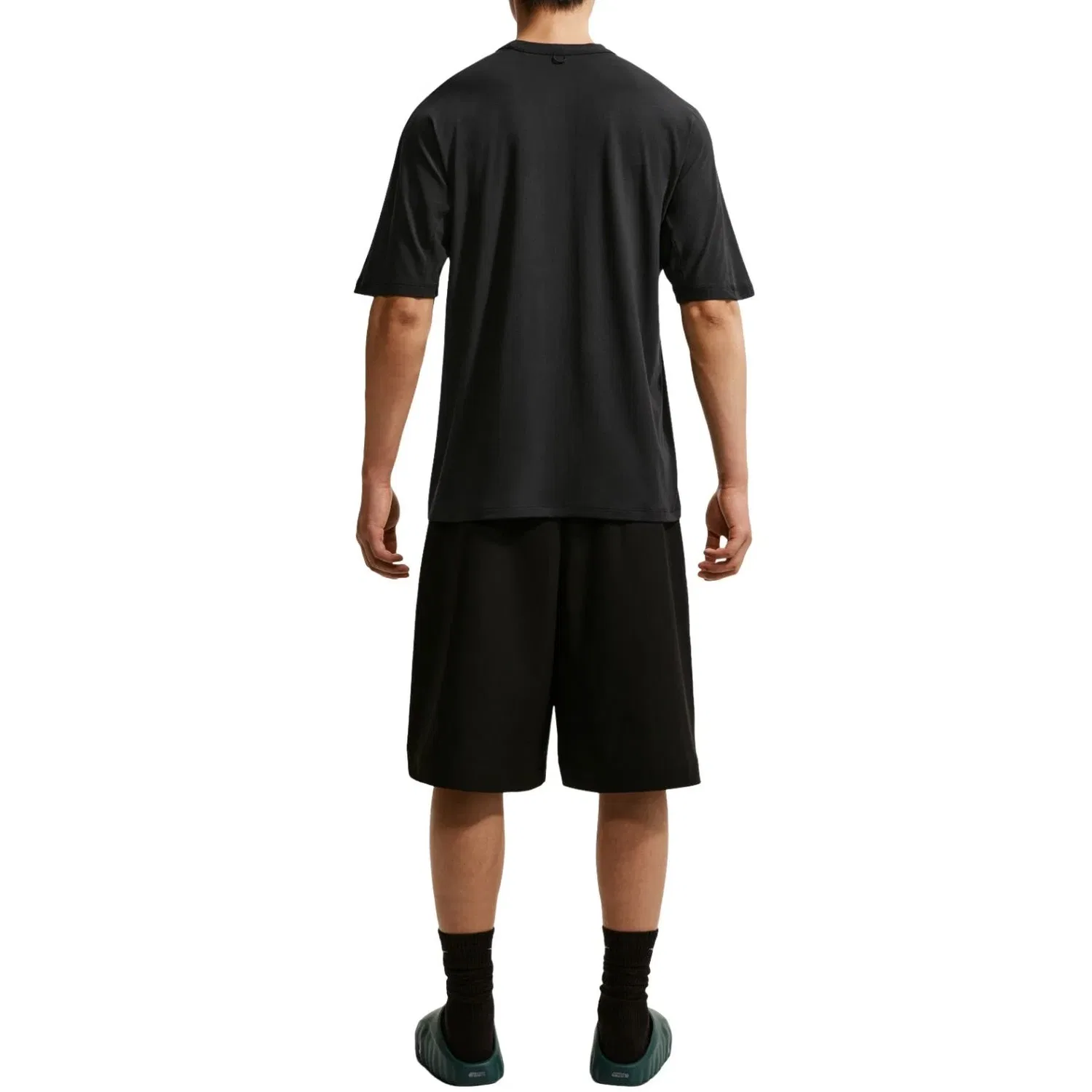 Мужская футболка с принтом Nike 24.7 Impossiblysoft Light Dri-Fit, черный — фото 4