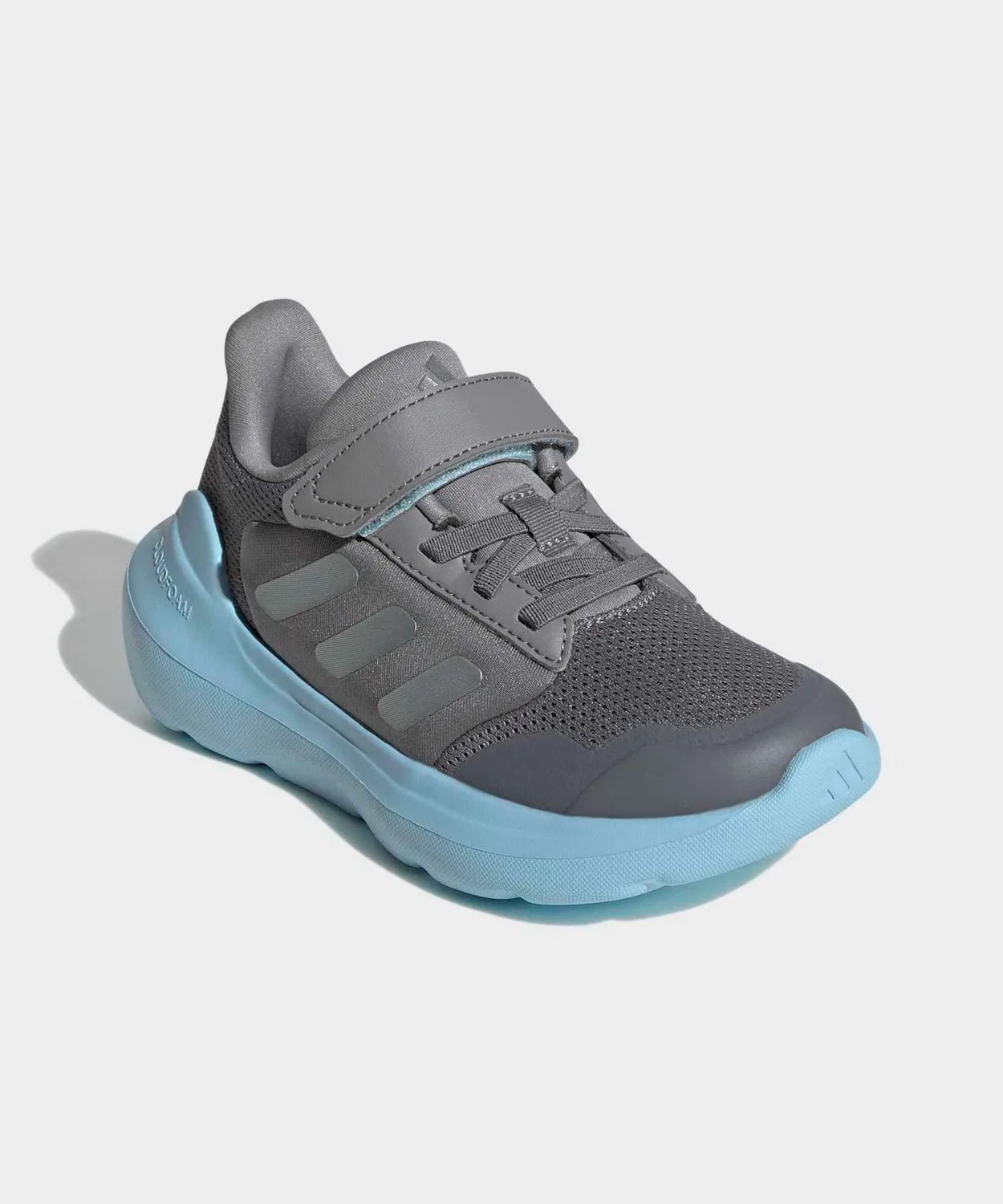 Детские кроссовки с липучкой Tensaur Run 2.0 Adidas, Grey — фото 4