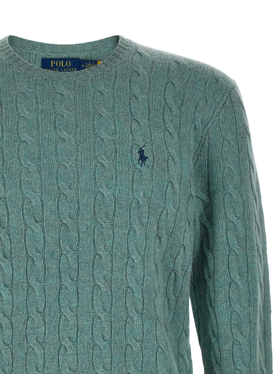 Мужской кардиган с косичкой Bicolor Wool Cardigan Polo Ralph Lauren, Bicolor — фото 3