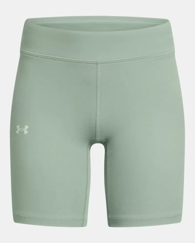 Велошорты детские с внутренним швом 16,5 см, влагоотводящие, UA Motion UnderArmour, Silica Green/Hydro Green