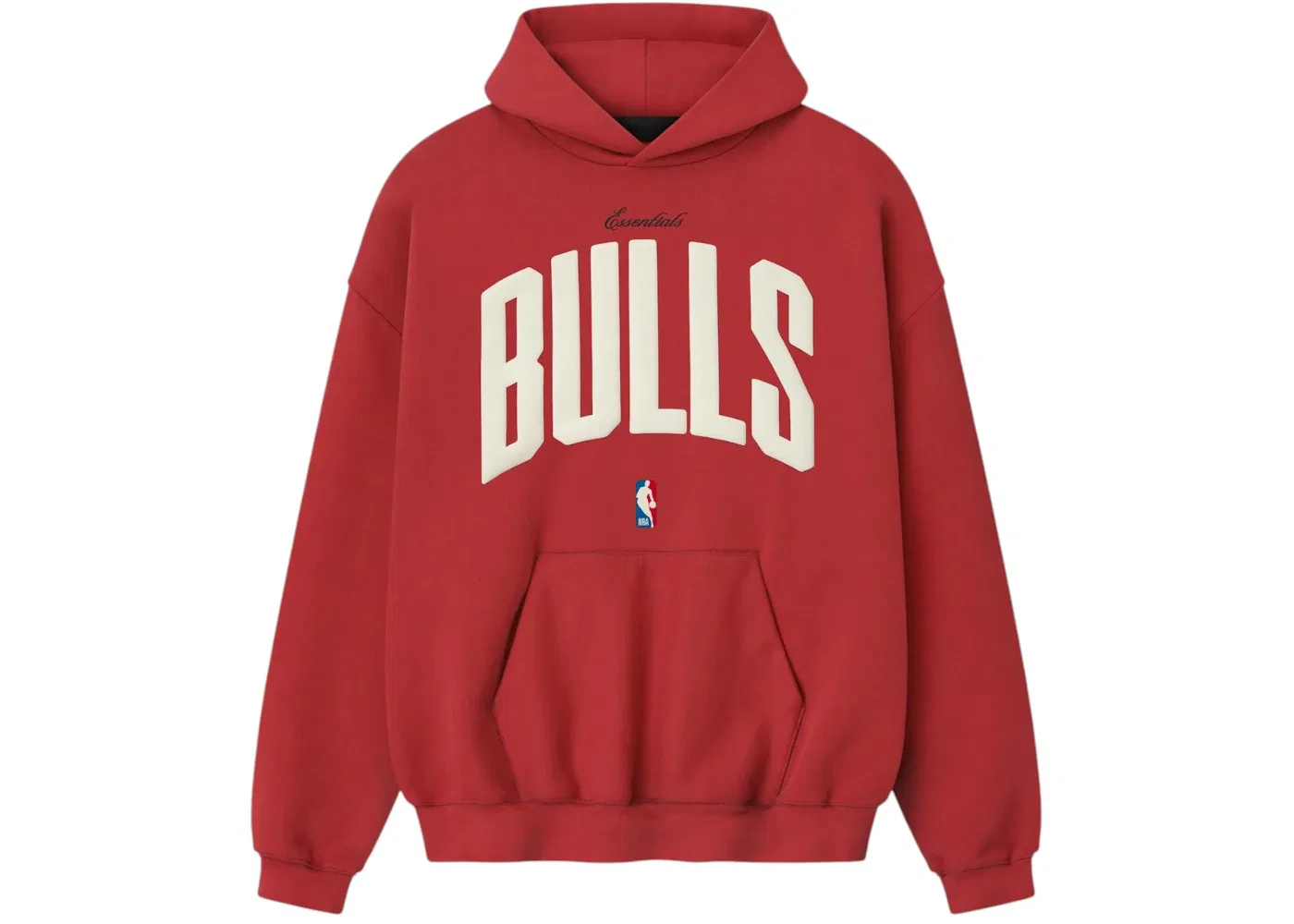 Мужской худи с принтом Bulls 90s Fear of God Essentials, Red