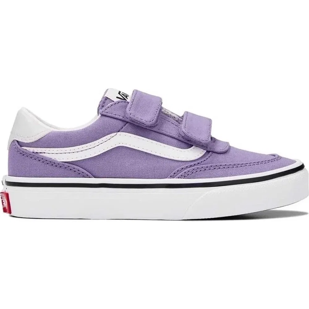 Детские кроссовки на шнуровке с комбинированным верхом Brooklyn Vans