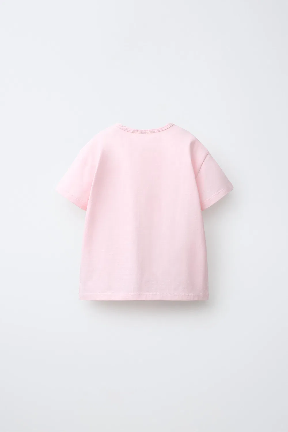Футболка с цветочной аппликацией ZARA, Pink — фото 2