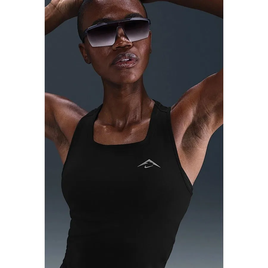 Женский топ для бега Nike Dri Fit Adv Trail, Черный