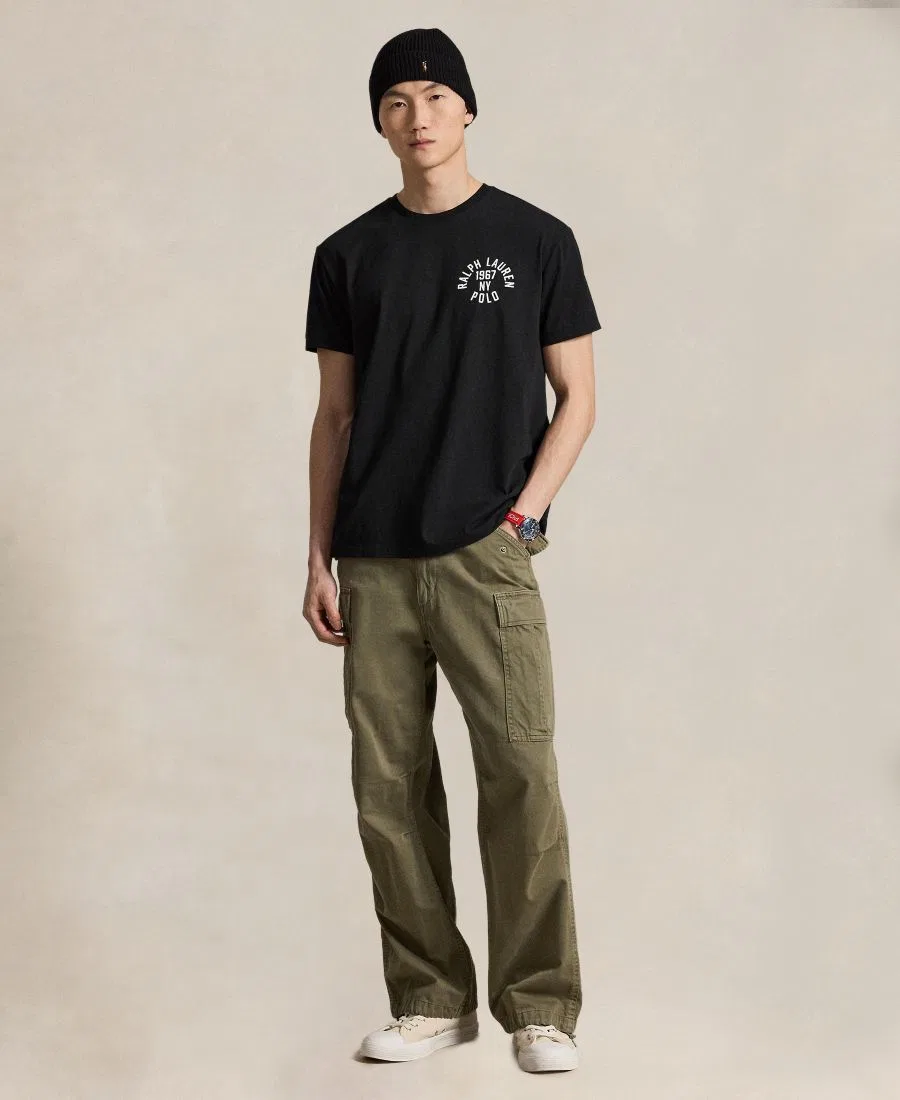 Мужская футболка с принтом Polo Ralph Lauren, Polo Black — фото 2