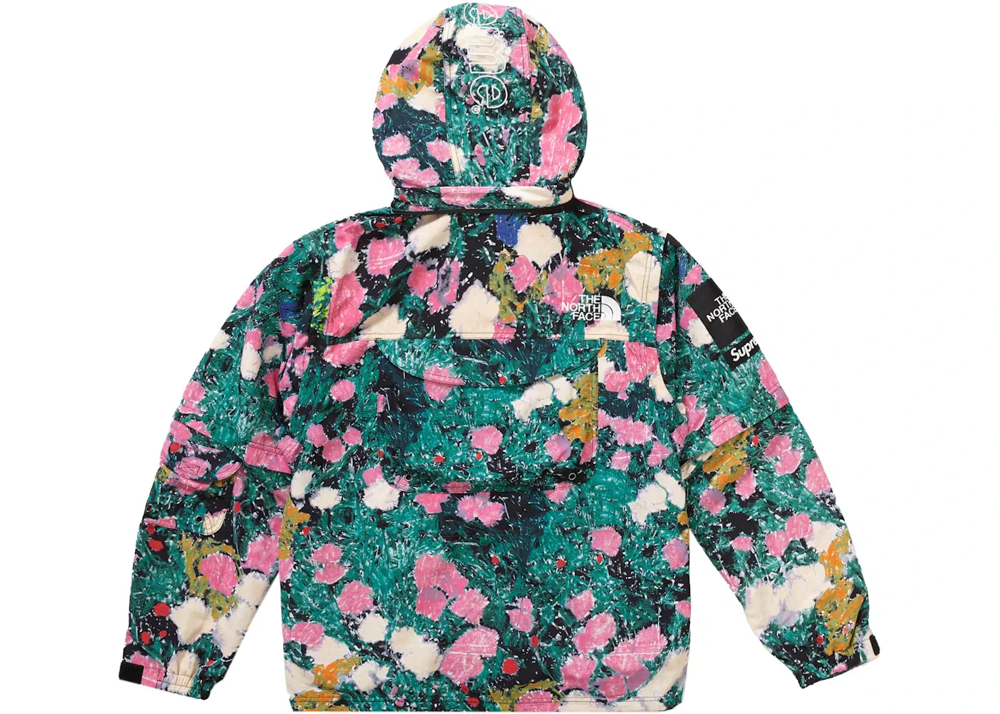 Мужская куртка-трансформер с принтом Trekking Convertible Jacket Supreme, Flowers — фото 2