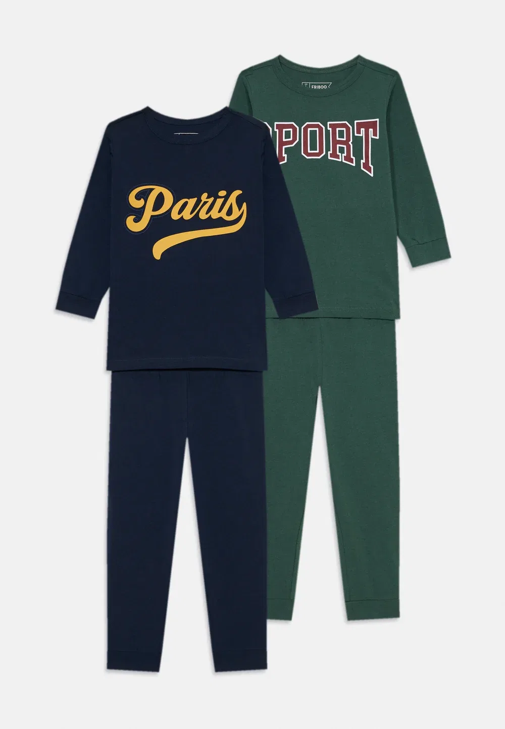 Комплект из 2 толстовок Friboo By Zalando, Dark Green — фото 3