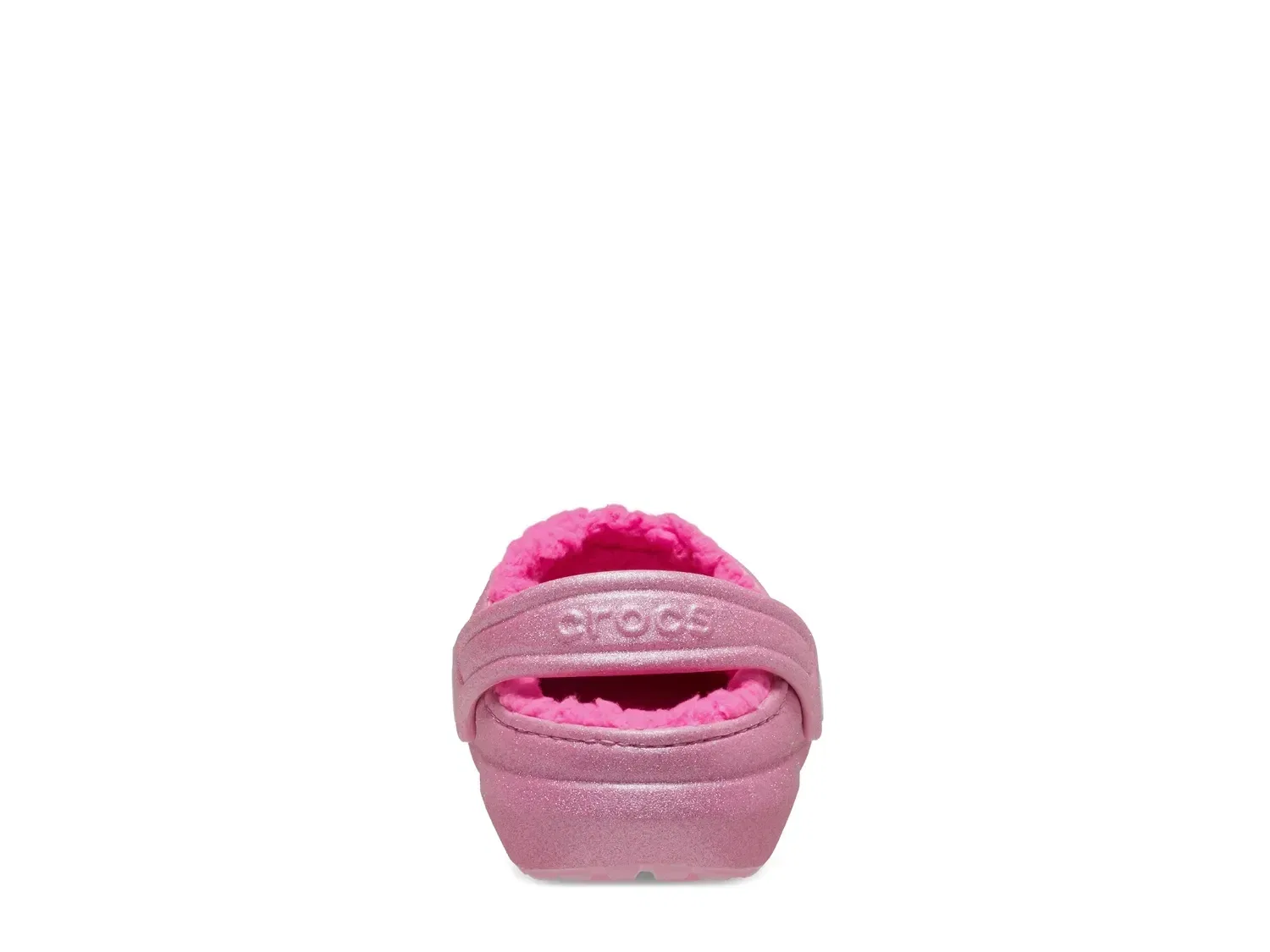 Клоги Classic Lined Glitter Crocs, розовый — фото 2