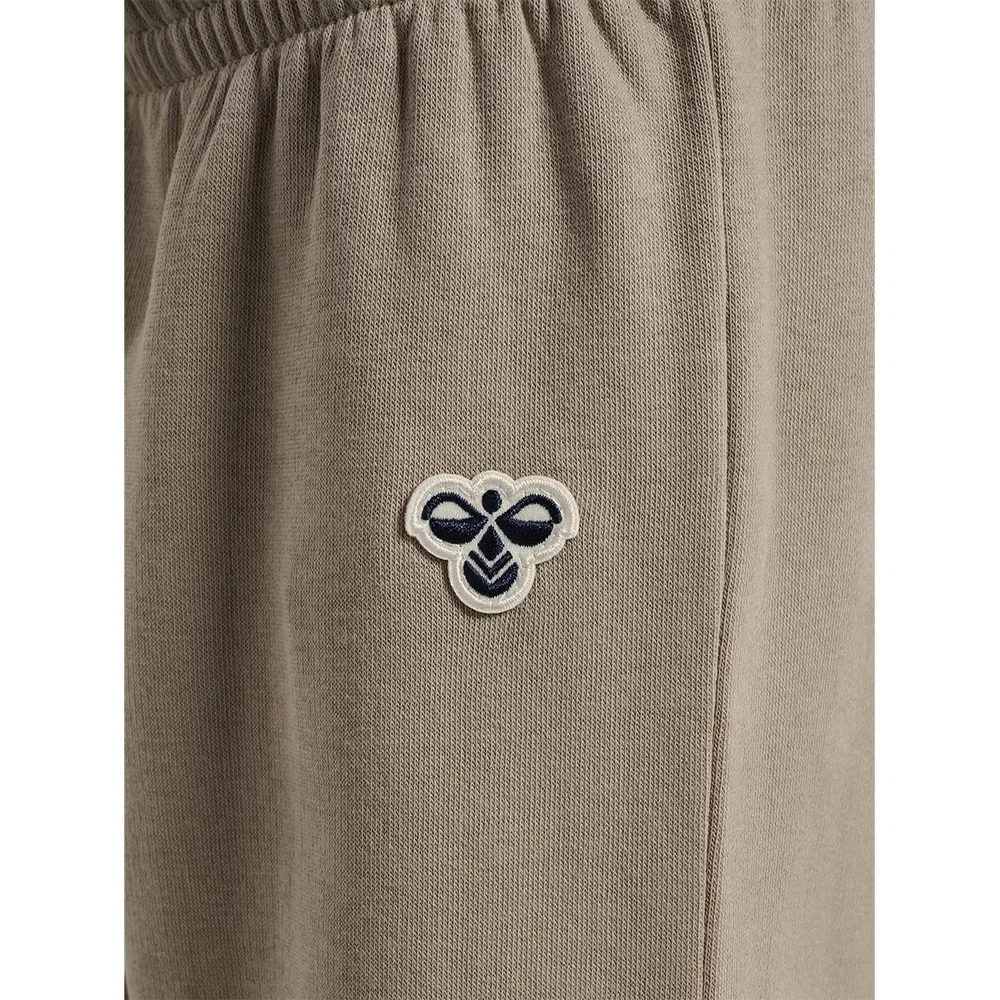 Детские спортивные штаны свободного кроя с принтом Mini Loose Bee Hummel, Beige — фото 3