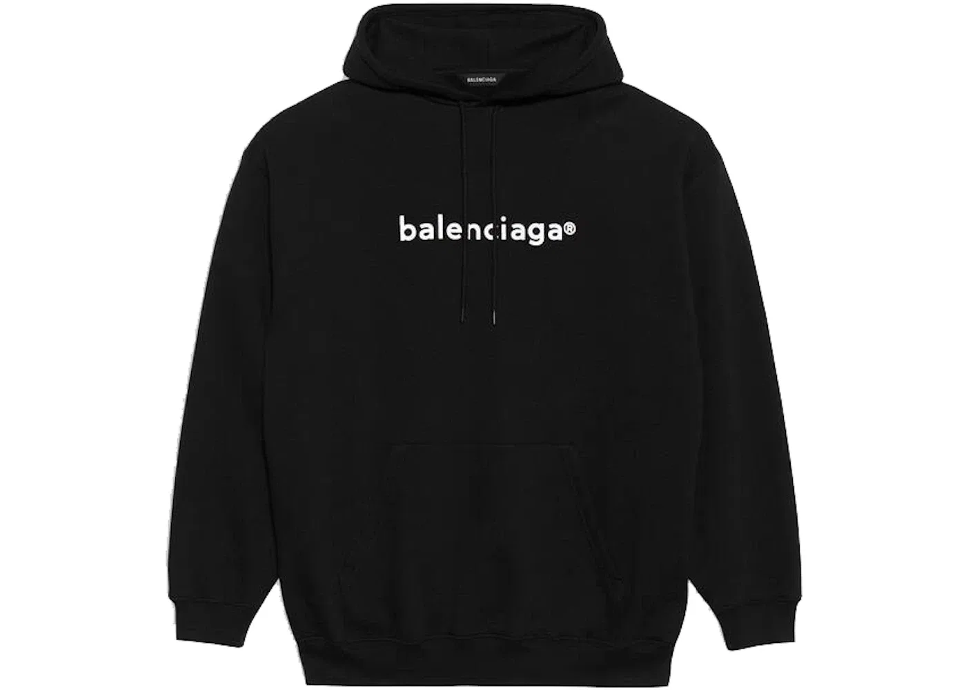 Мужской худи с принтом New Copyright Medium Fit Balenciaga, Black