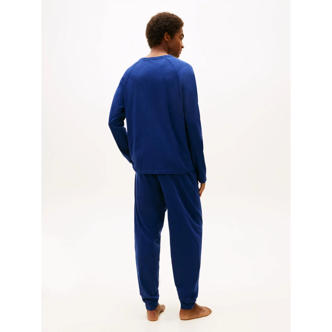 Пижама Tommy Hilfiger Essential Textured Long Sleeve, темно-синий — фото 2