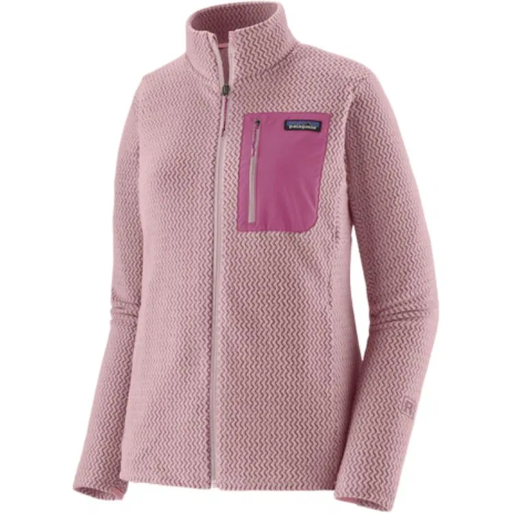 Женское флисовое пальто Patagonia R1 Air, Quiet Pink/QVLT