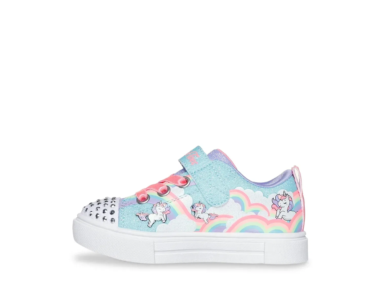 Кроссовки со светодиодами Twinkle Sparks Jumpin' Clouds, Skechers, мультиколор — фото 2