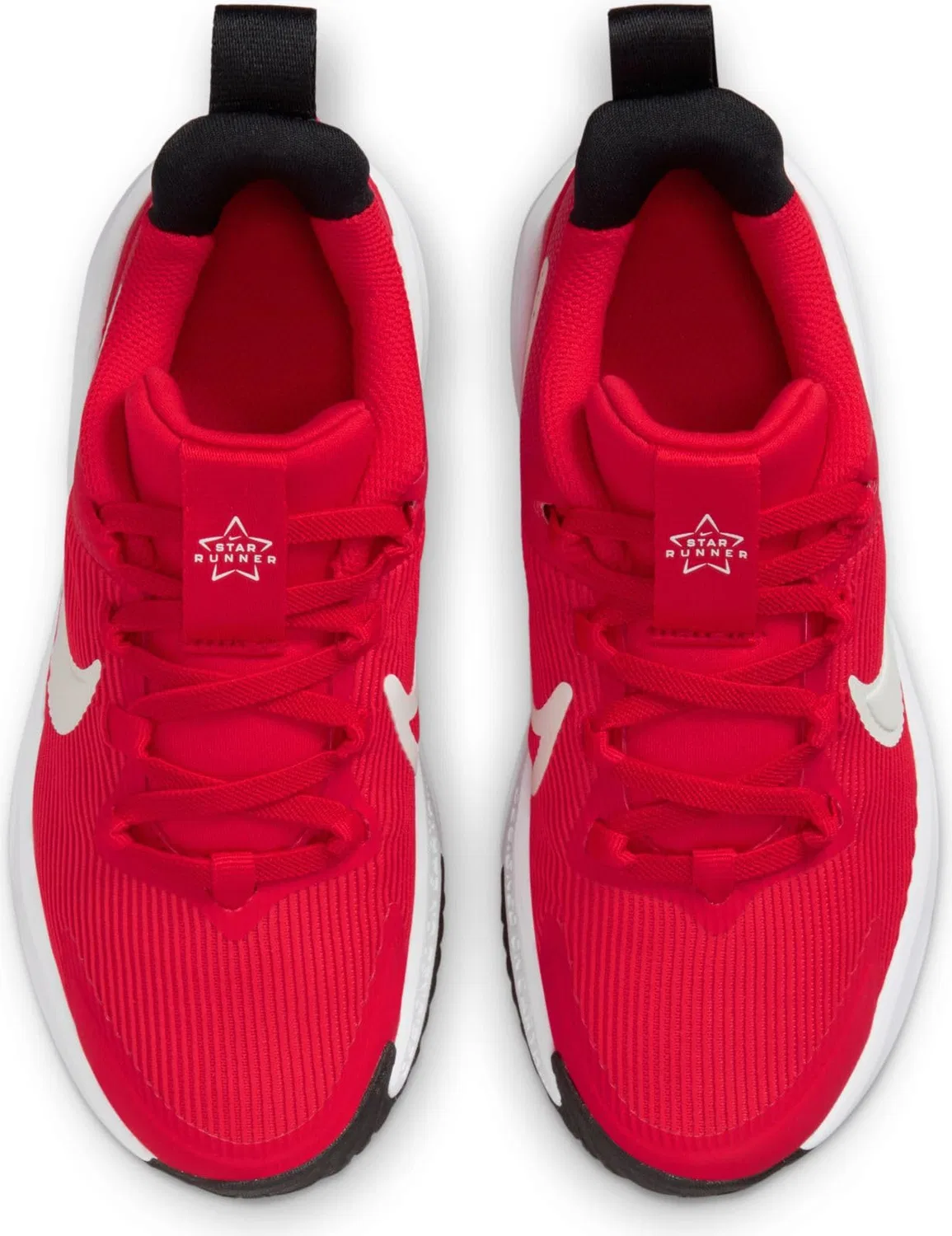 Детские кроссовки для мальчиков с шнуровкой NIKE Star Runner 4 NIKE, Red — фото 3