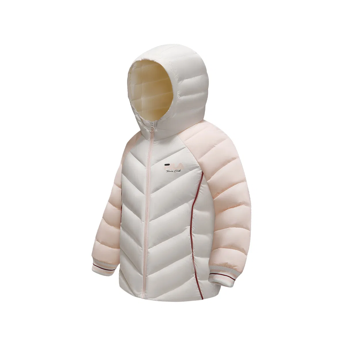 Детская куртка-пуховик с капюшоном FILA KIDS, Cloud White — фото 4