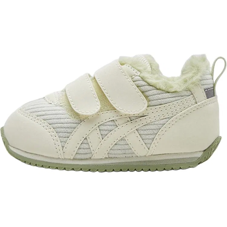 Детские туфли для малышей из вельвета и эко-кожи ASICS