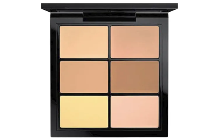 MAC Палитра консилера из 6 цветов для коррекции тона кожи и контуринга, MEDIUM
