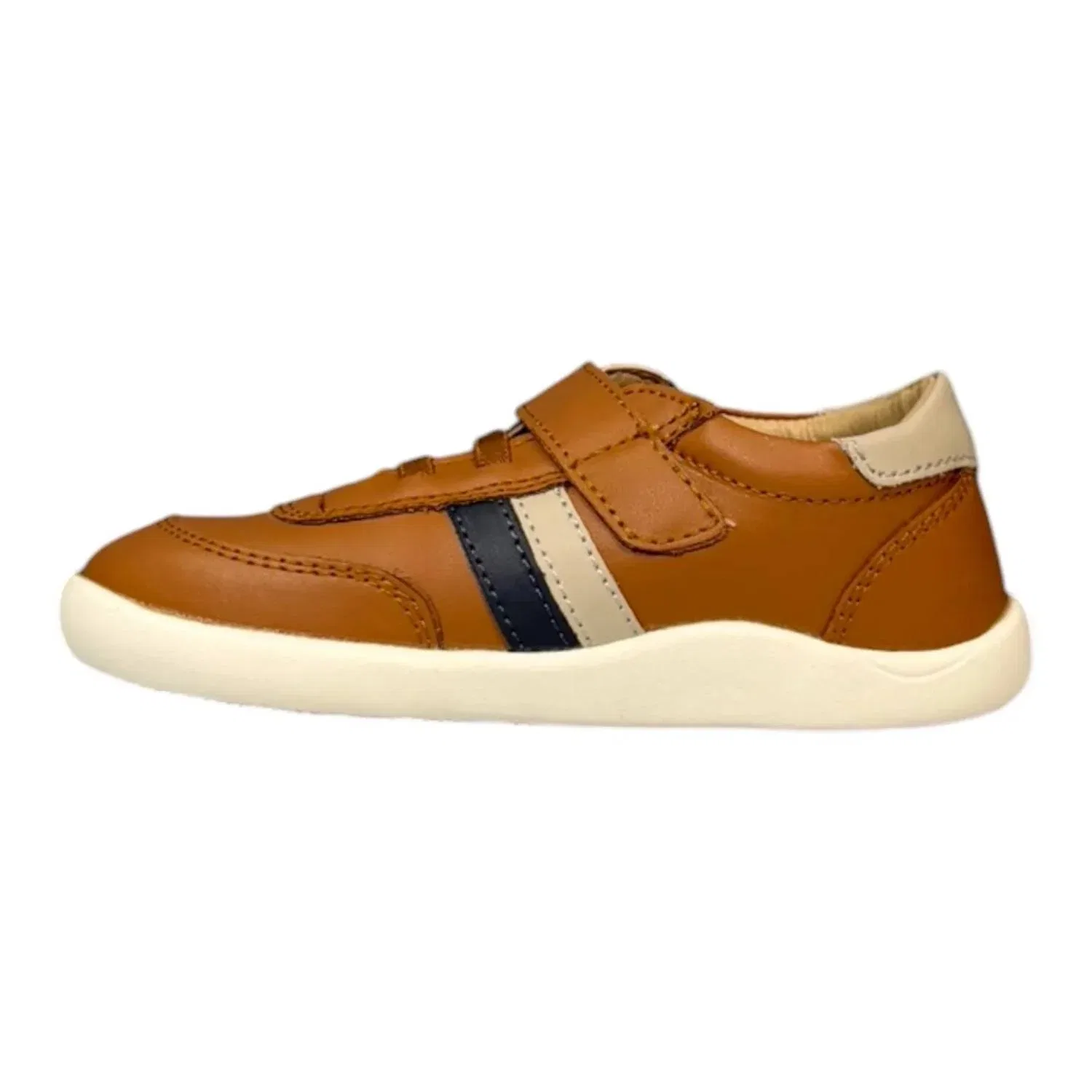 Детские кроссовки для мальчиков высокие с аппликацией Old Soles, Tan — фото 2