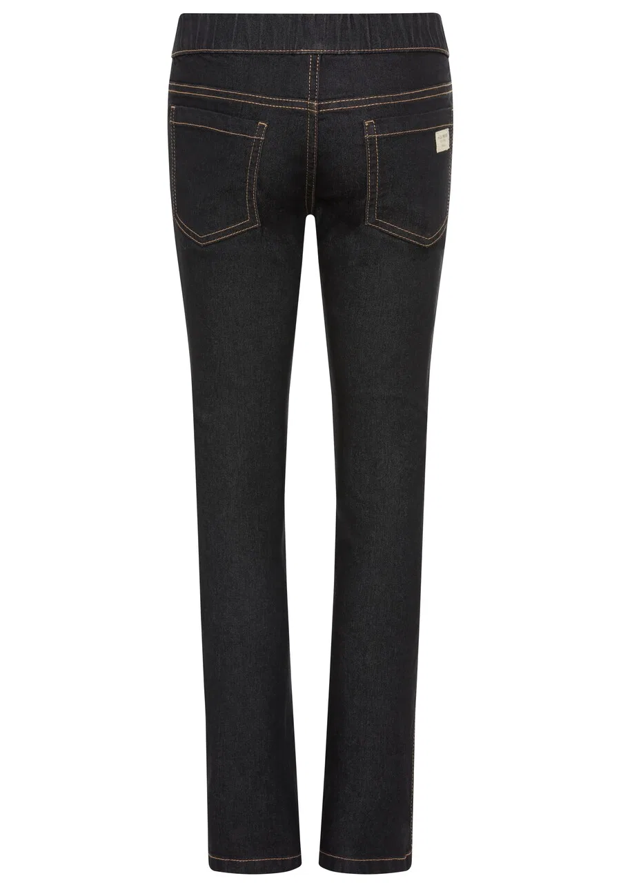 Джинсы H.I.S EM Slim fit черного цвета — фото 3