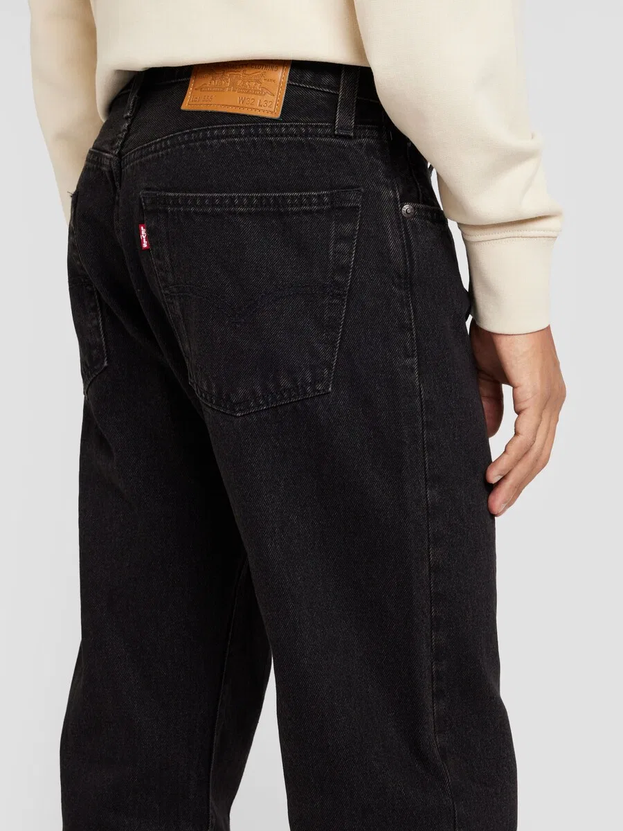 Джинсы LEVI'S Regular, черные — фото 2