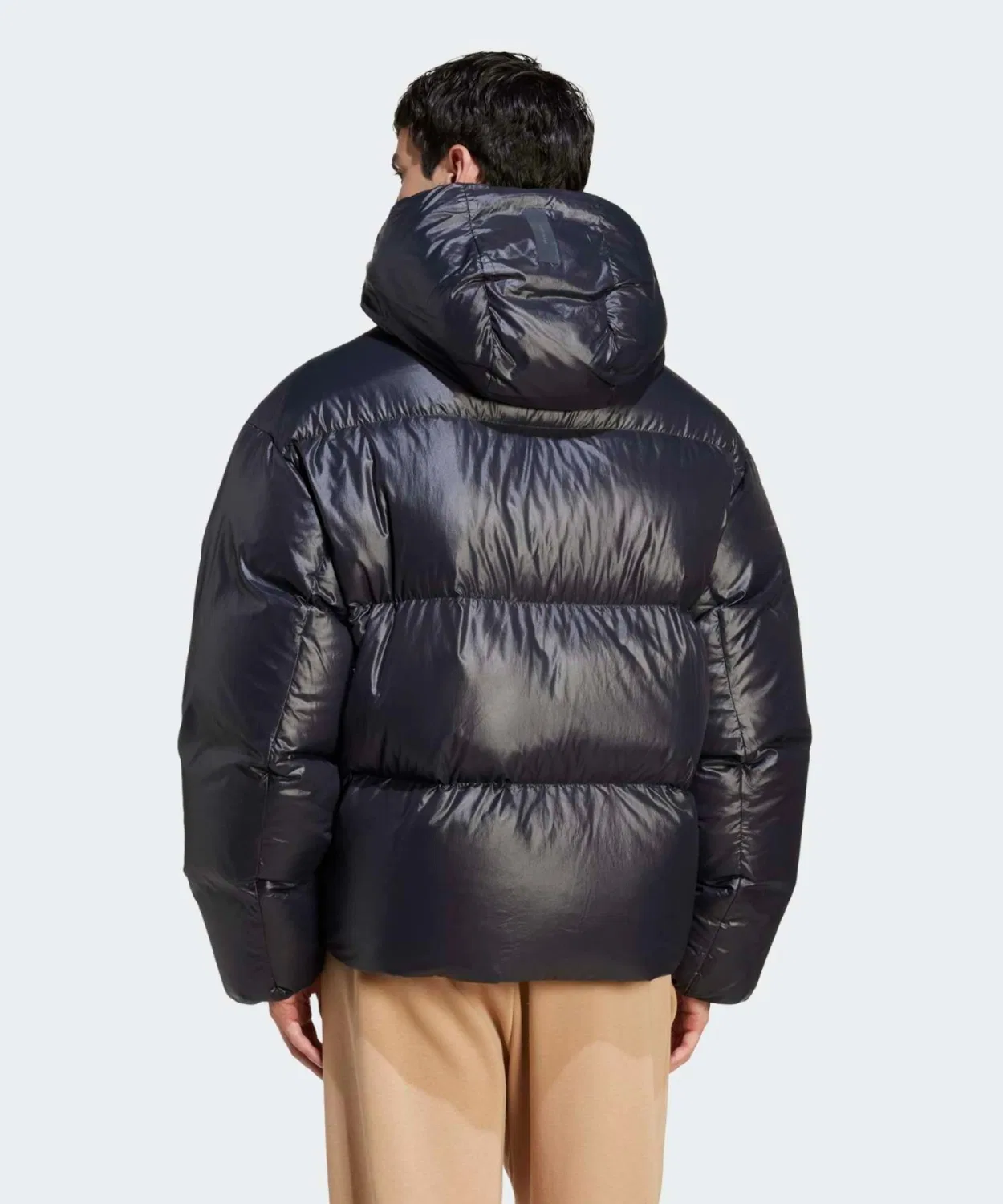 Мужская куртка-пуховик с капюшоном Climawarm Z.N.E. Adidas, Black — фото 2