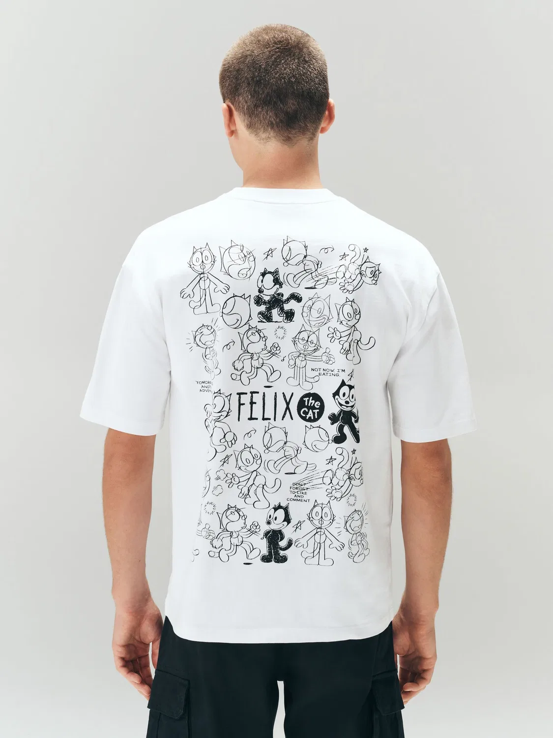 Футболка с принтом Felix the Cat Next, белый