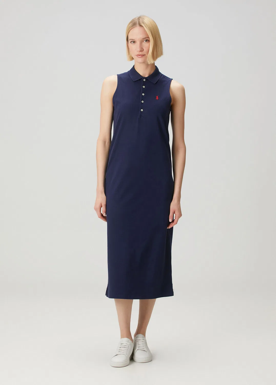 Платье миди Polo Ralph Lauren Lacivert