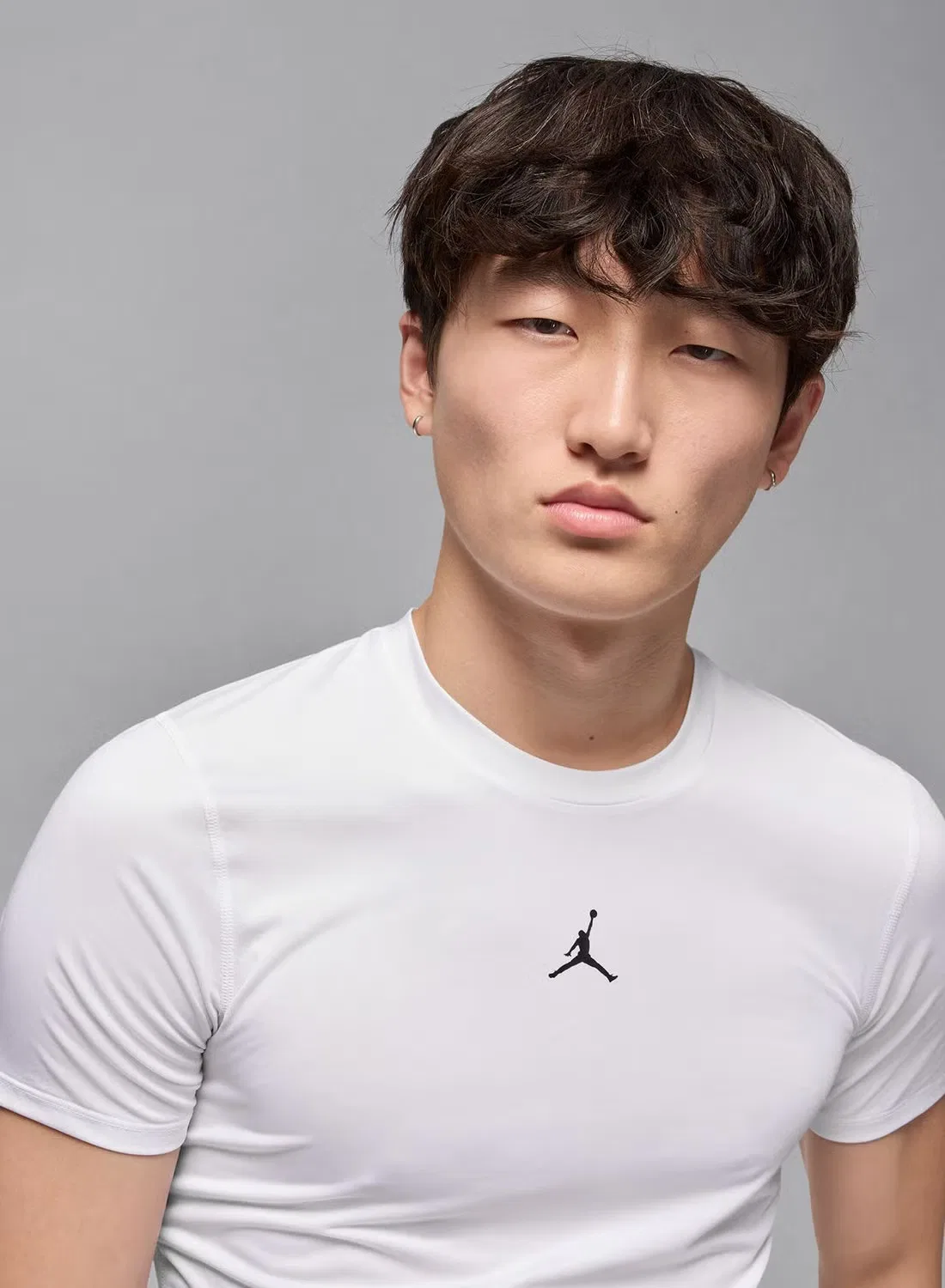 Футболка спортивная с коротким рукавом M J DF SPORT Jordan, белый — фото 3