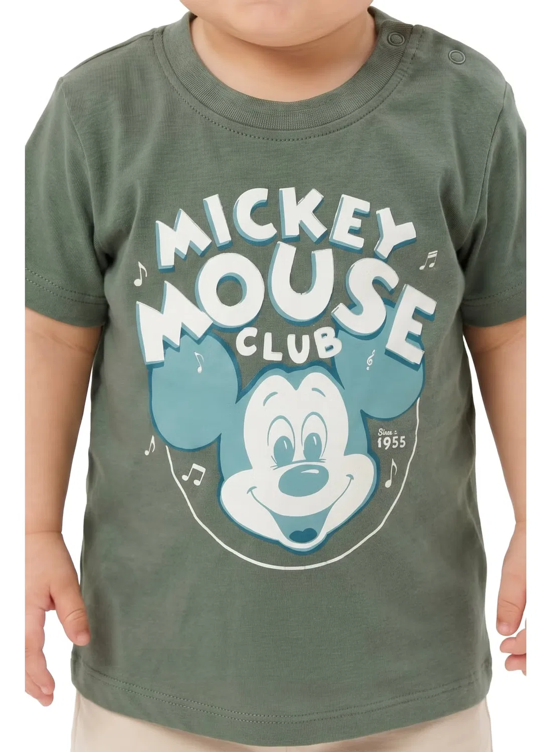 Футболка с принтом Mickey Mouse Club Disney, зеленый — фото 4