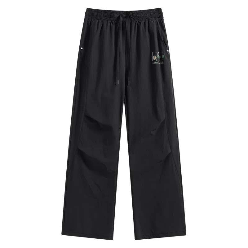 Детские спортивные штаны легкие быстросохнущие MINISO, Black